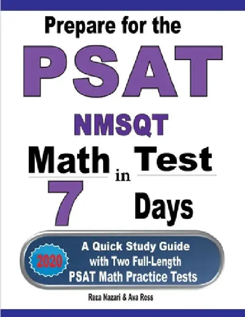 Buy Prepare for the PSAT / NMSQT Math Test in 7 Days (English, Reza Nazari | Ava Ross) — BookShops.in