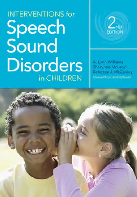 Interventions for Speech Sound Disorders in Children (English, A. Lynn Williams | Sharynne McLeod | Alan Kamhi)