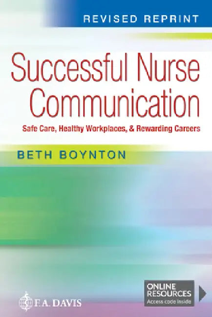 Buy Successful Nurse Communication Revised Reprint (English, Beth Boynton) — BookShops.in