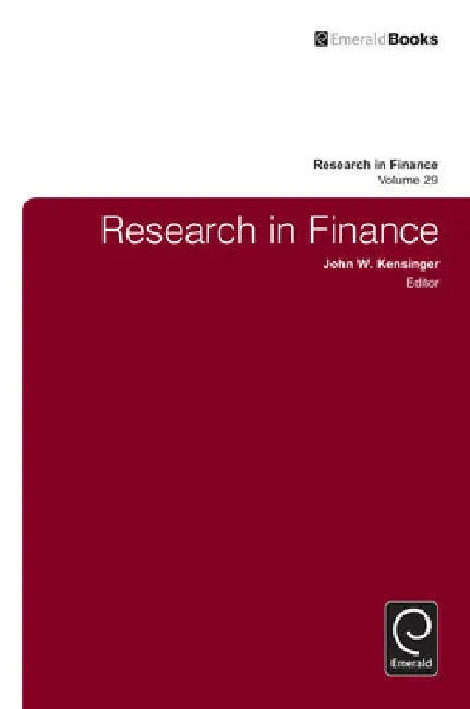 Research in Finance (English, John W. Kensinger) view 4