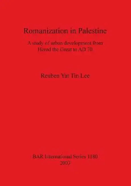 Romanization in Palestine (English, Reuben Yat Tin Lee)