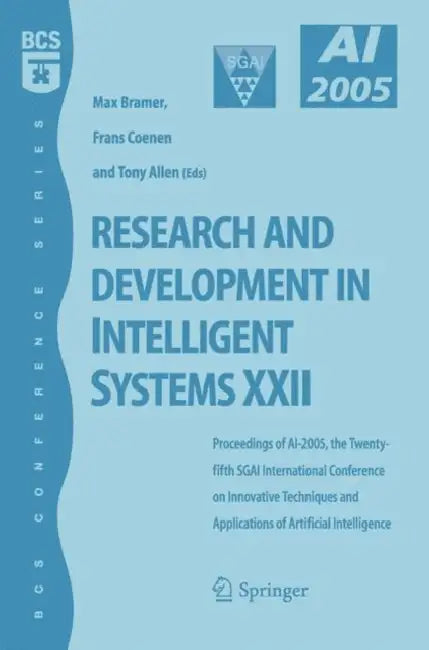 Buy Research and Development in Intelligent Systems XXII (English, Frans Coenen | Tony Allen) — BookShops.in