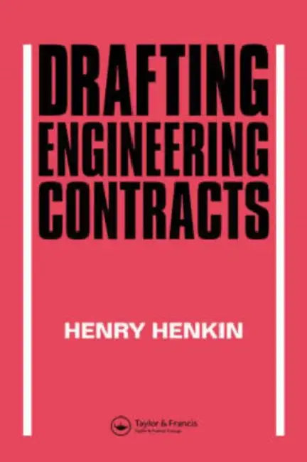 Buy Drafting Engineering Contracts (English, H. Henkin) — BookShops.in