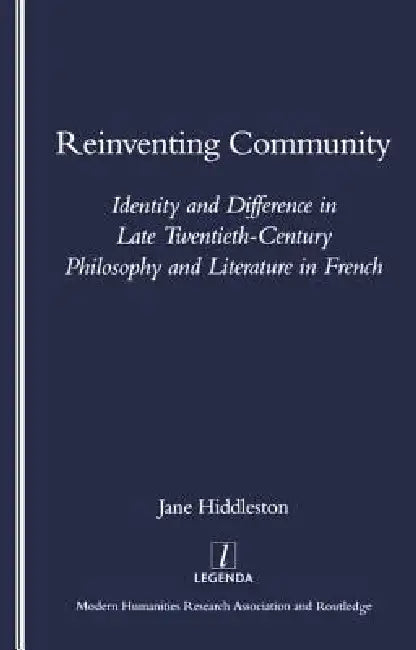 Buy Reinventing Community (English, Jane Hiddlestone) — BookShops.in