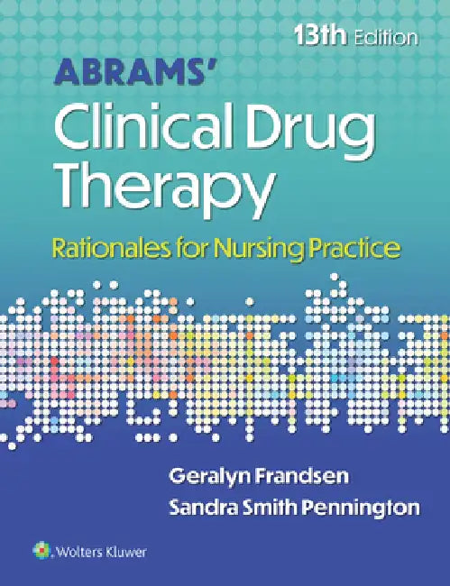 Abrams' Clinical Drug Therapy (English, Geralyn Frandsen | Sandra Pennington)