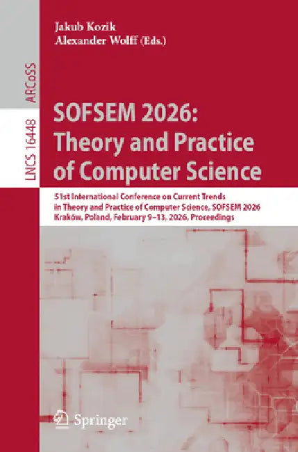 Sofsem 2026 (English, Jakub Kozik | Alexander Wolff)