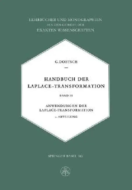 Handbuch Der Laplace-Transformation (English, Gustav Doetsch)