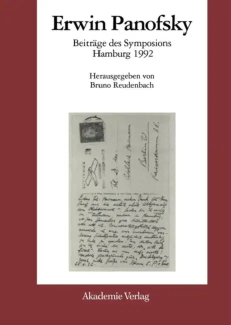 Buy Erwin Panofsky (English, Bruno Reudenbach) — BookShops.in