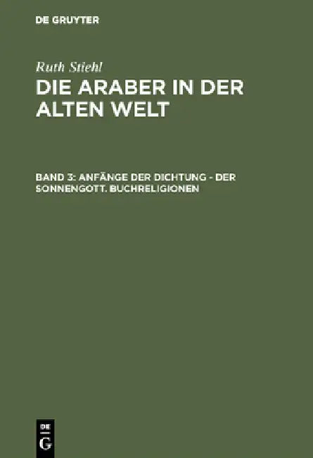 Buy Anfänge der Dichtung - Der Sonnengott. Buchreligionen (English, Hector H. Cajas | Denes Kövendi | Gerhard Radke) — BookShops.in