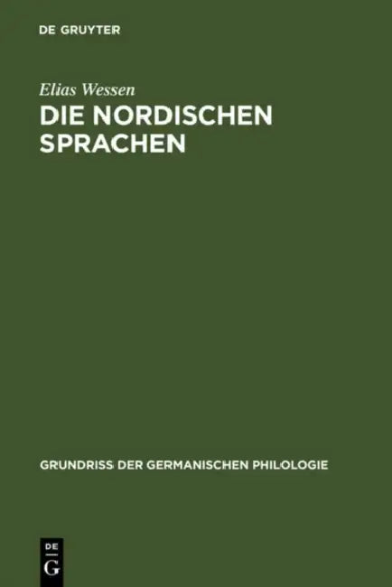 Buy Die nordischen Sprachen (English, Elias Wessen | Suzanne Öhman) — BookShops.in
