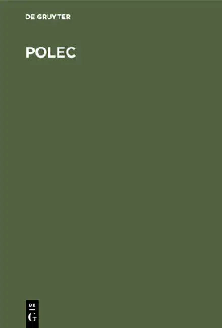 Buy Polec (English, No Contributor) — BookShops.in