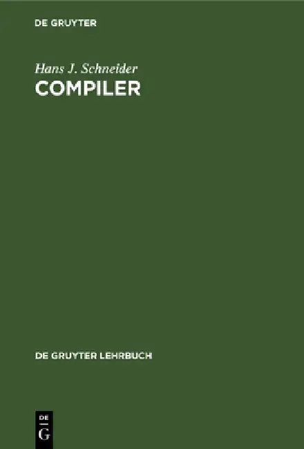 Buy Compiler (English, Hans J. Schneider) — BookShops.in
