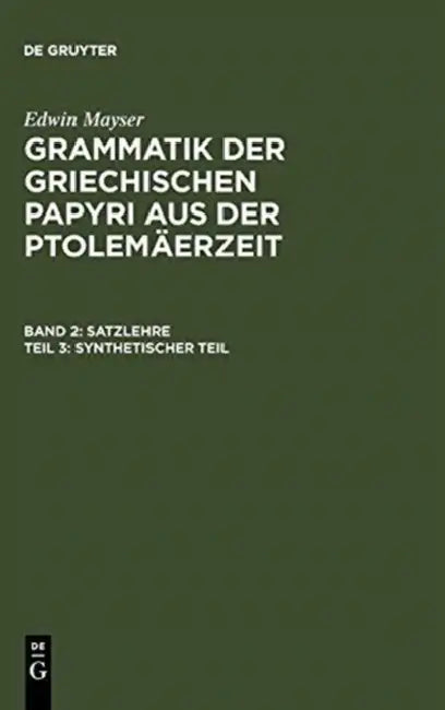 Buy Synthetischer Teil (English, Edwin Mayser) — BookShops.in