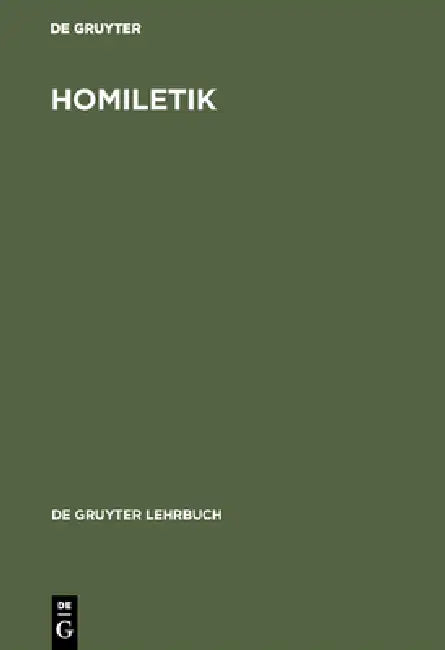Buy Homiletik (English, No Contributor) — BookShops.in