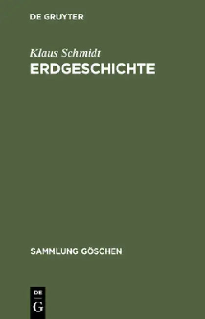 Erdgeschichte (English, Klaus Schmidt)