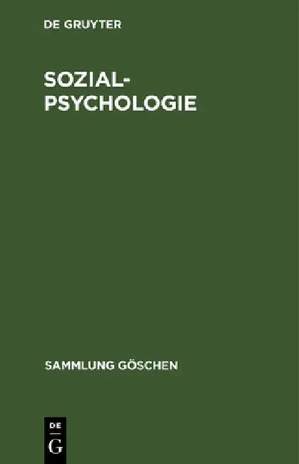 Buy Sozialpsychologie (English, No Contributor) — BookShops.in