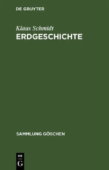 Erdgeschichte (English, Klaus Schmidt)
