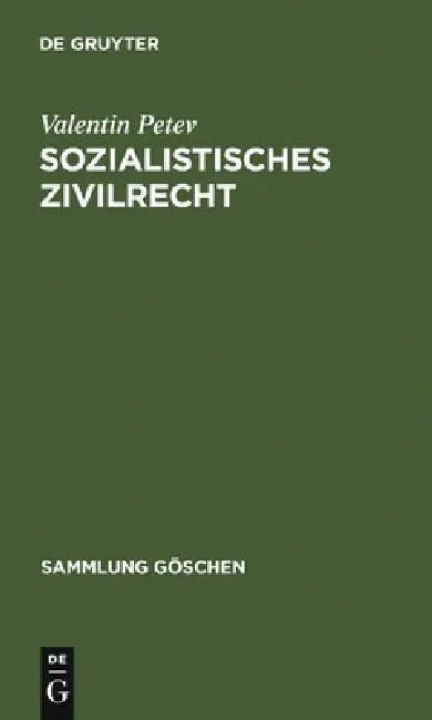 Buy Sozialistisches Zivilrecht (English, Valentin Petev) — BookShops.in