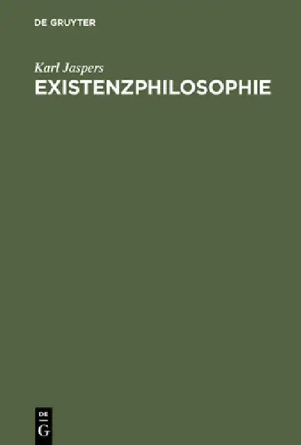 Existenzphilosophie (English, Karl Jaspers)