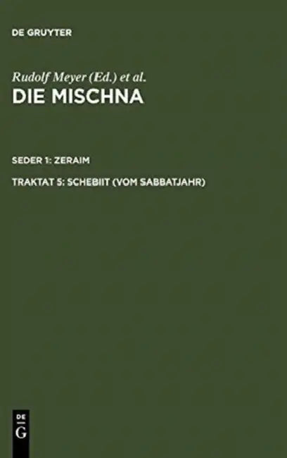 Buy Schebiit (Vom Sabbatjahr) (English, Dietrich Correns) — BookShops.in