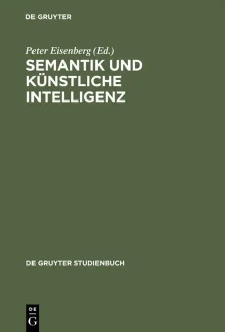 Buy Semantik und künstliche Intelligenz (English, Peter Eisenberg) — BookShops.in