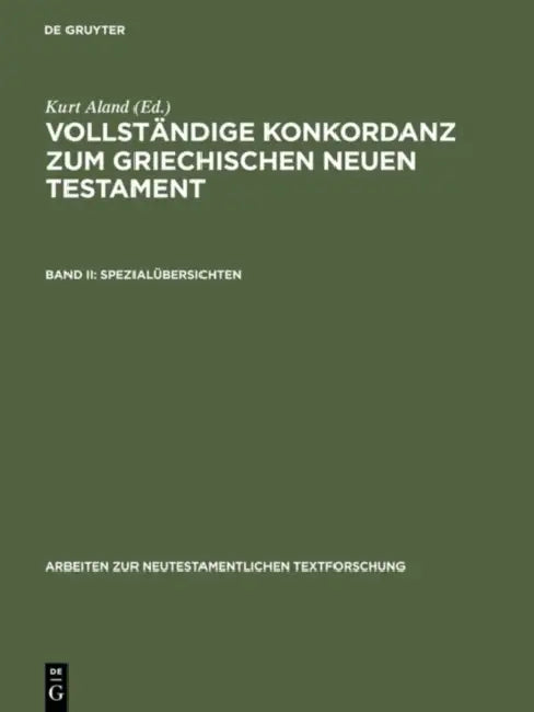 Buy Spezialubersichten (English, Kurt Aland | Horst Bachmann | Wolfgang Slaby) — BookShops.in