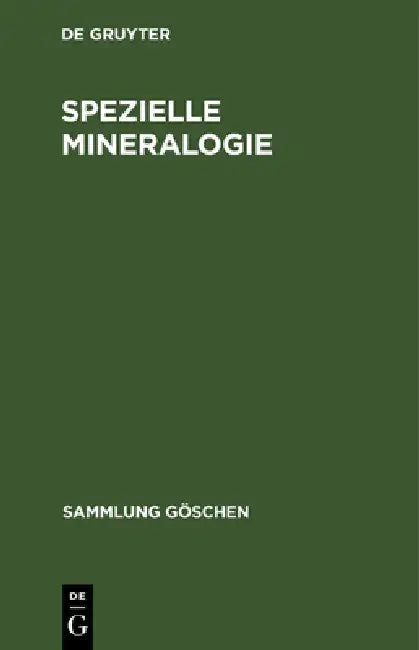 Buy Spezielle Mineralogie (English, No Contributor) — BookShops.in