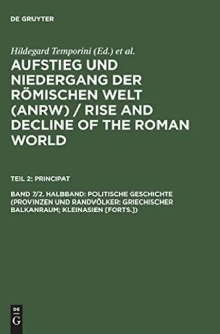 Buy Politische Geschichte (Provinzen Und Randvolker (English, Hildegard Temporini) — BookShops.in