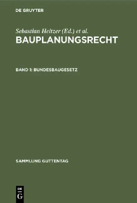 Buy Bundesbaugesetz (English, Sebastian Heitzer | Ernst Oestreicher) — BookShops.in