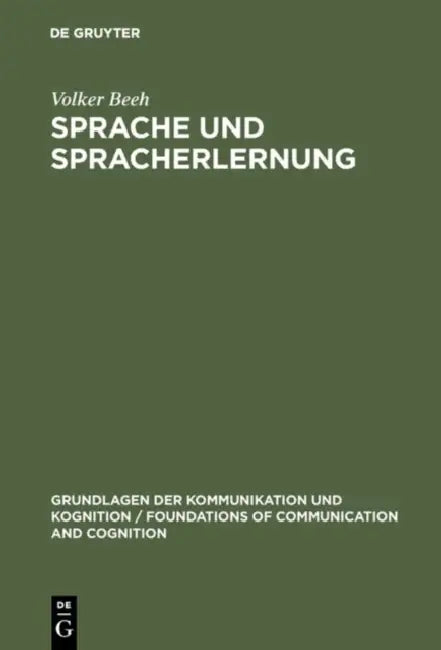 Buy Sprache und Spracherlernung (English, Volker Beeh) — BookShops.in