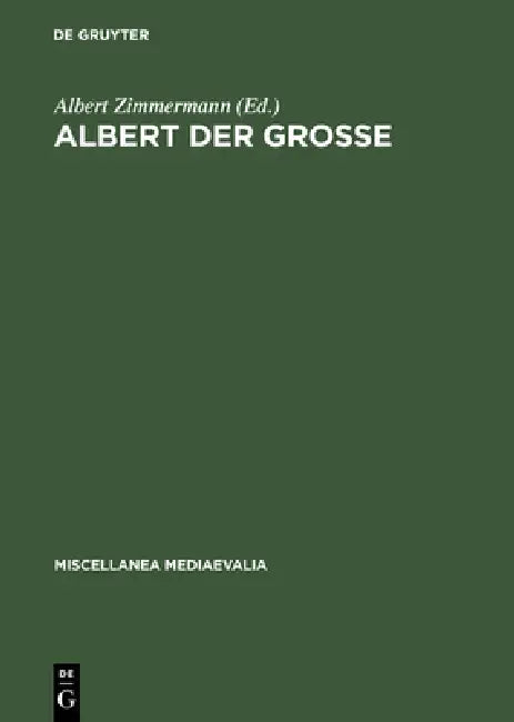 Buy Albert der Große (English, Albert Zimmermann) — BookShops.in