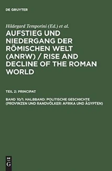 Buy Politische Geschichte (Provinzen Und Randvolker (English, Hildegard Temporini) — BookShops.in