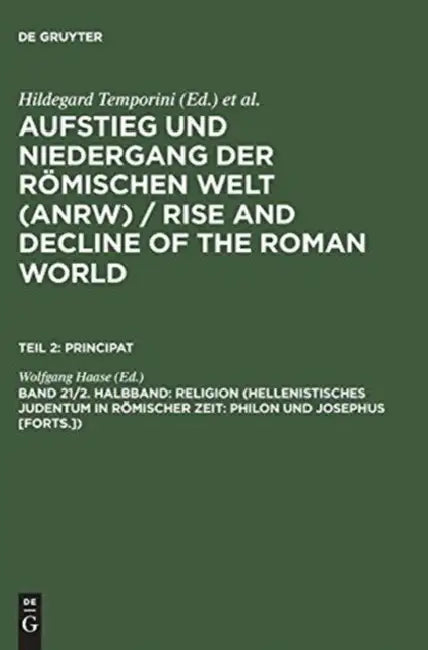 Buy Religion (Hellenistisches Judentum in Romischer Zeit (English, Wolfgang Haase) — BookShops.in
