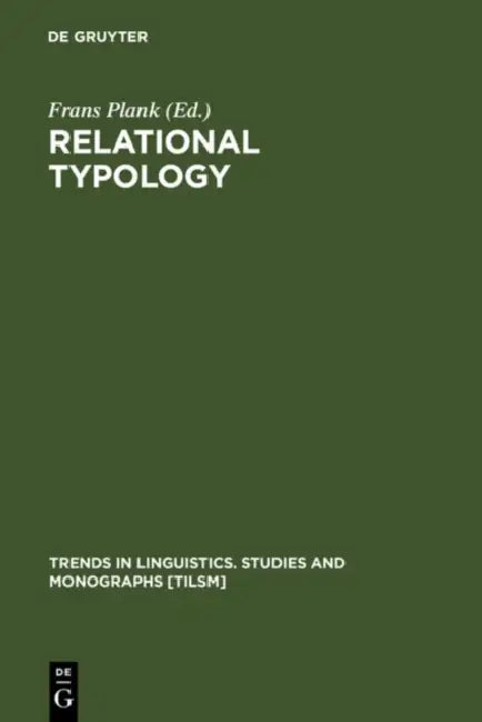 Buy Relational Typology (English, Frans Plank) — BookShops.in