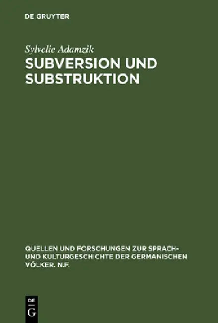 Buy Subversion und Substruktion: Zu einer Phänomenologie des Todes im Werke Goethes by Sylvelie Adamzik | De Gruyter | German | Paperback | Reprint 2018 — BookShops.in