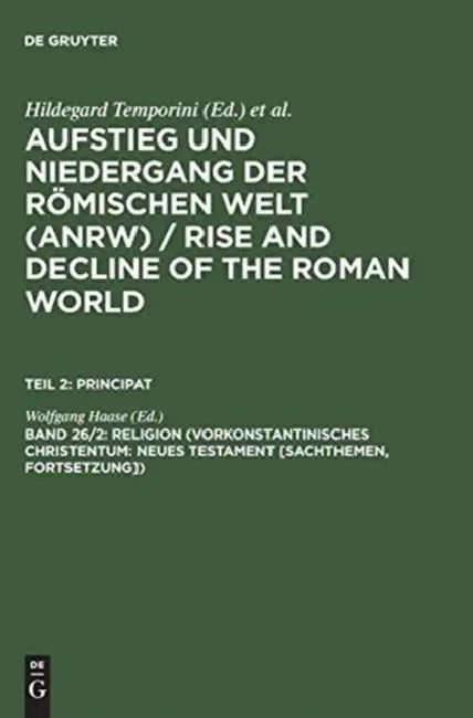 Buy Religion (Vorkonstantinisches Christentum (English, Wolfgang Haase) — BookShops.in