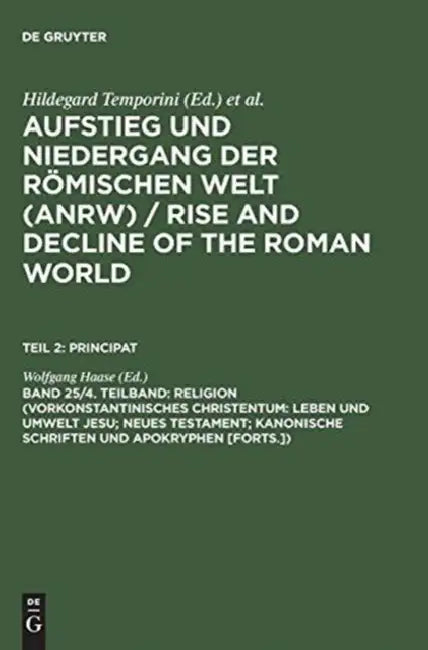 Buy Religion (Vorkonstantinisches Christentum (English, Wolfgang Haase) — BookShops.in