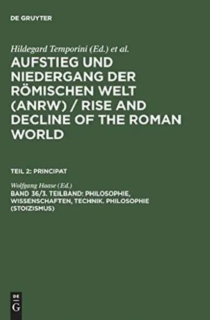 Buy Philosophie, Wissenschaften, Technik. Philosophie (Stoizismus) (English, Wolfgang Haase) — BookShops.in