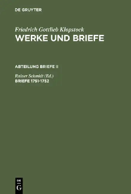 Buy Briefe 1751-1752 (English, Rainer Schmidt) — BookShops.in