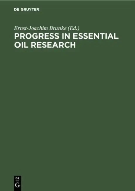 Buy Progress in Essential Oil Research (English, Ernst-Joachim Brunke) — BookShops.in