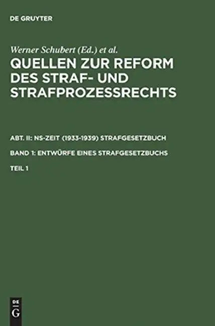 Buy Quellen Zur Reform Des Straf- Und Strafprozerechts. Abt. II (English, Werner Schubert | Jrgen Regge | Peter Rie) — BookShops.in