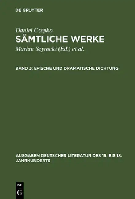 Buy Sämtliche Werke, Band 3, Epische und dramatische Dichtung (English, Ulrich Seelbach) — BookShops.in