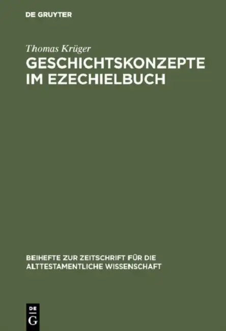 Buy Geschichtskonzepte im Ezechielbuch (English, Thomas Krüger) — BookShops.in