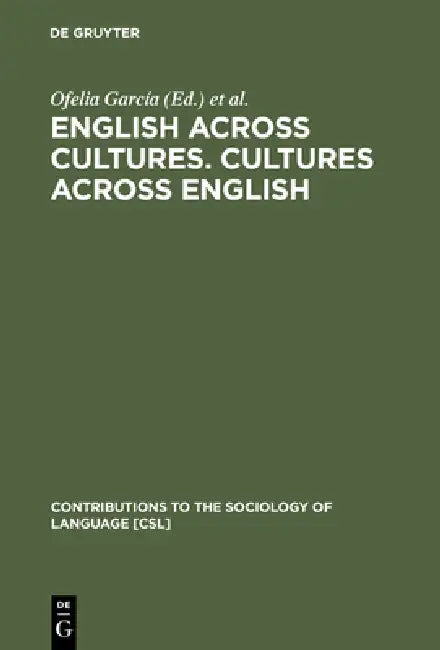 Buy English Across Cultures. Cultures Across English (English, Ofelia García | Ricardo Otheguy) — BookShops.in