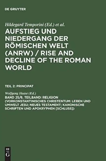 Buy Religion (Vorkonstantinisches Christentum (English, Wolfgang Haase) — BookShops.in
