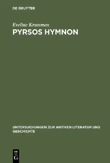 Buy Pyrsos Hymnon (English, Eveline Krummen) — BookShops.in