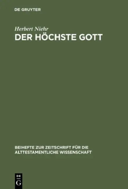 Buy Der höchste Gott (English, Herbert Niehr) — BookShops.in