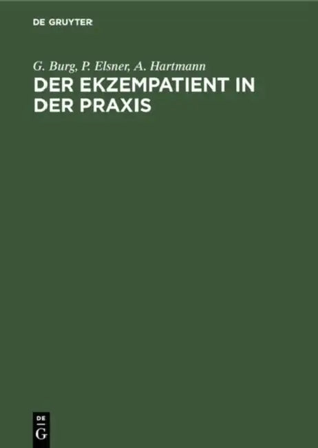 Buy Der Ekzempatient in Der PRAXIS (English, G. Burg | P. Elsner | A. Hartmann) — BookShops.in