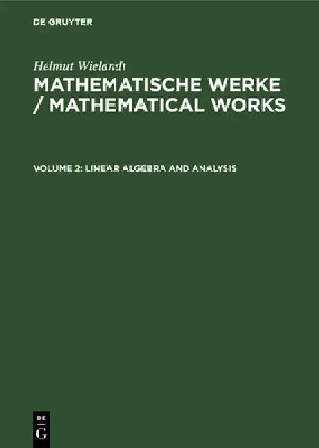 Mathematische Werke: Mathematical Works: 2 view 2