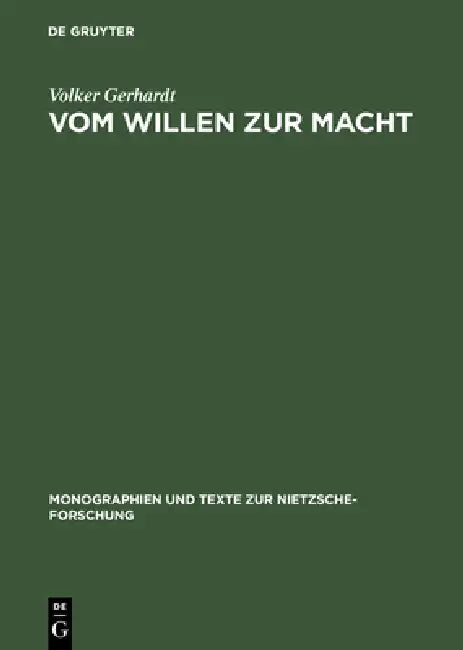 Buy Vom Willen Zur Macht (English, Volker Gerhardt) — BookShops.in